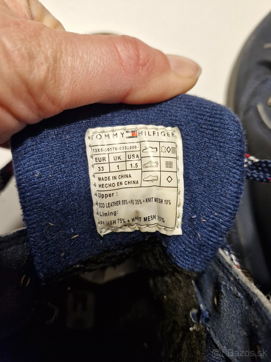 Zimné topánky Tommy Hilfiger veľ.33 - 10
