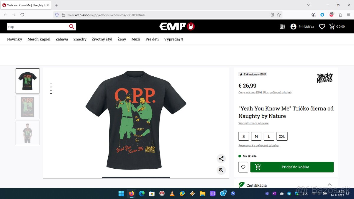 Tričko Naughty By Nature - 10