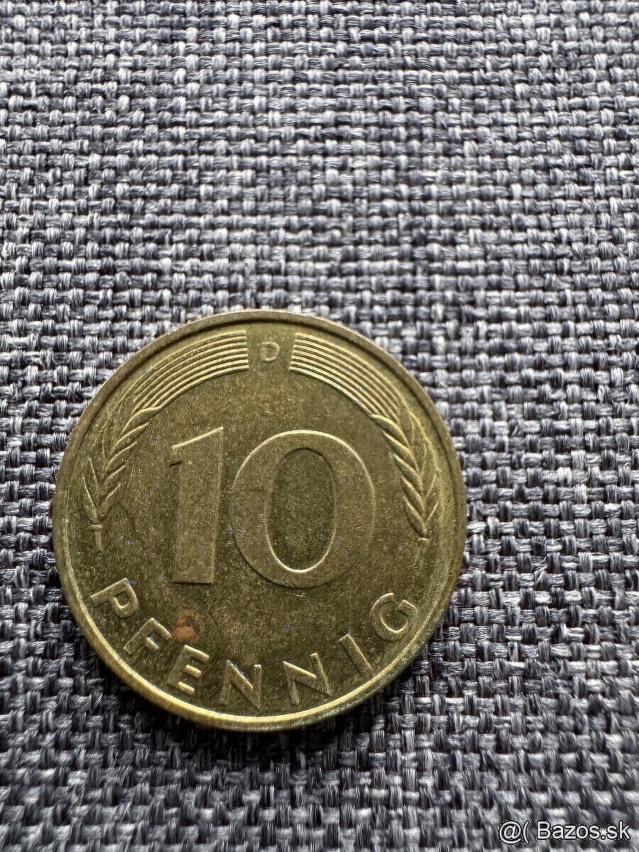 Nemecko - 10 Pfennig (9 ks) - 10