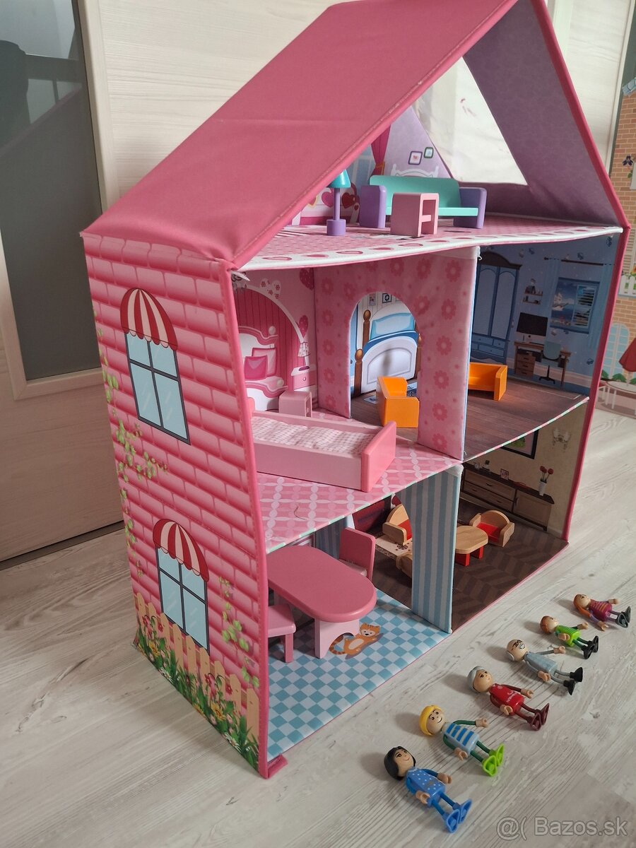 Skladací domček pre bábiky LISA - 10
