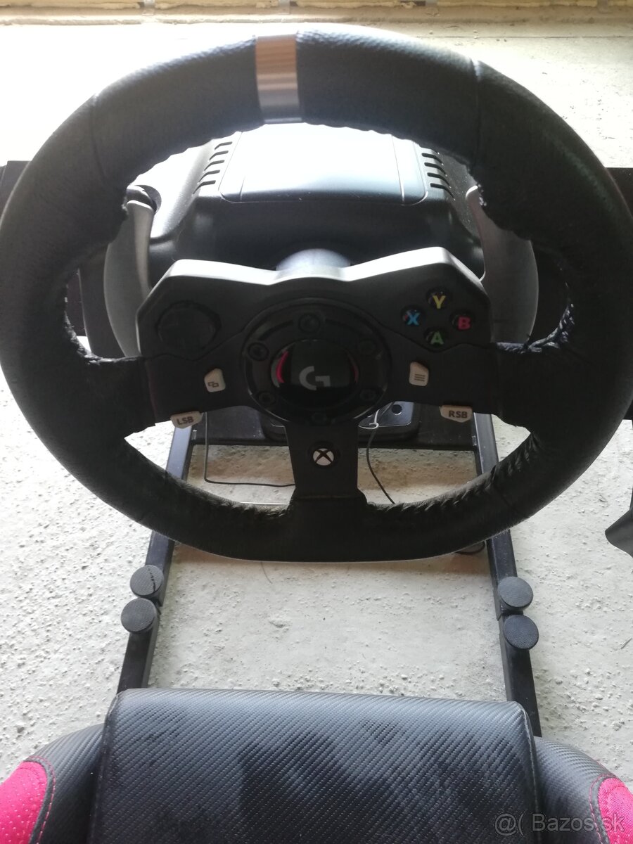Predám herný závodný simulátor na PC – Logitech G920 + Shift - 10