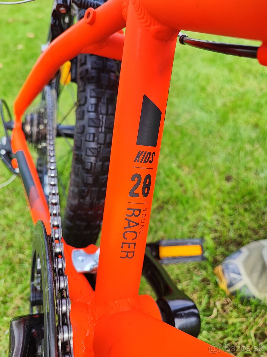 Predám detský 20"bicykel CTM JERRY 2.0 matná neónová červen - 10