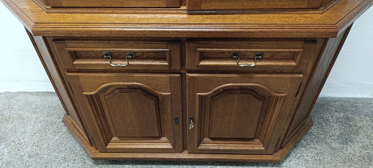 Rustikální kredenc, příborník, nábytek z masívu - 10