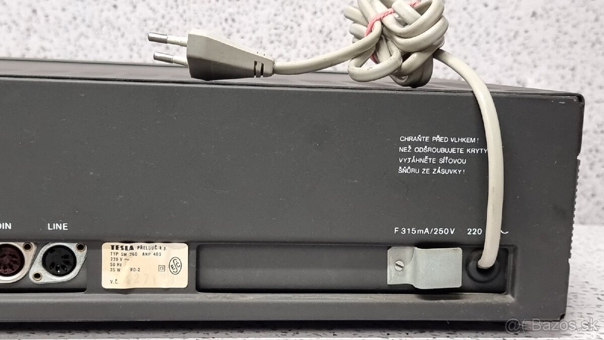 Magnetofon Tesla SM260 》Hi-Fi STEREO kazetový přehrávač - 10
