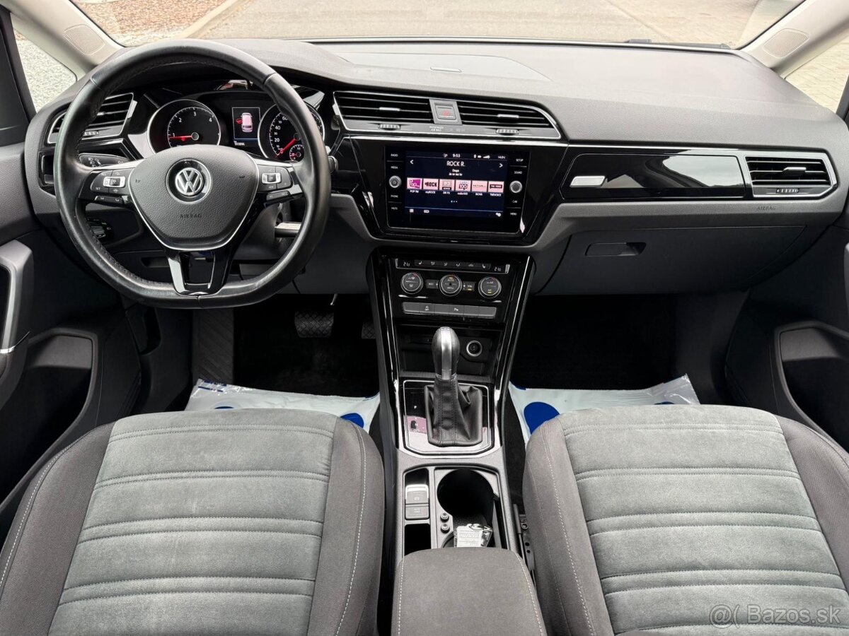 ► VW TOURAN 2,0 TDI - 140 kW, APPLECAR, PARK. SENZORY ◄ - 10