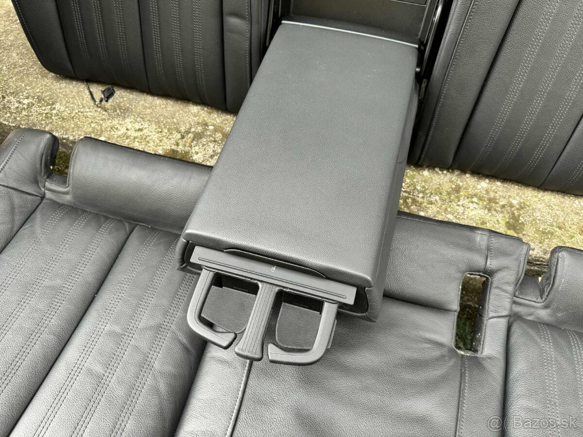 Sedadlá + tapacíre (čierna koža) Audi A6 C7 - 10