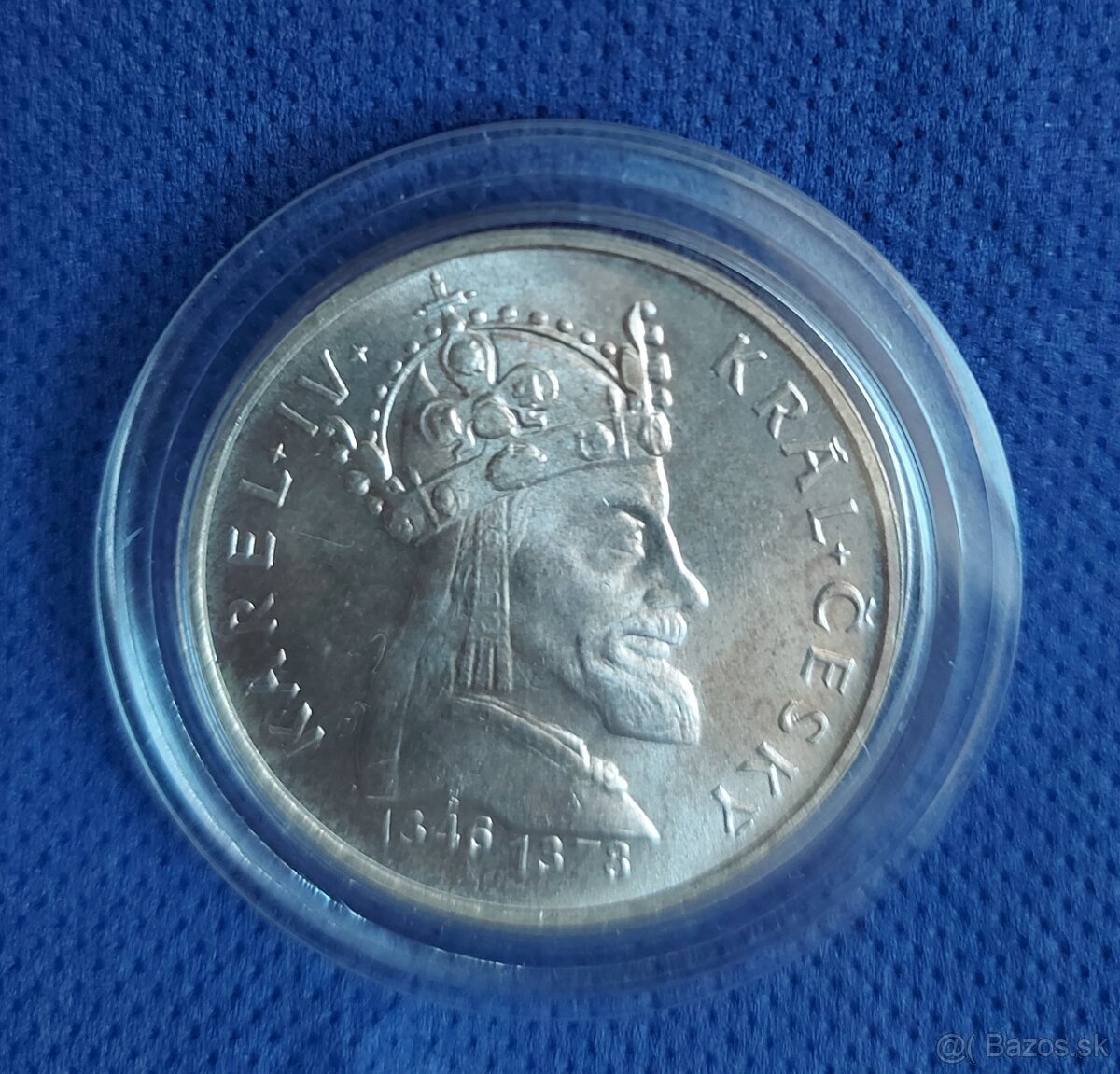 Strieborné pamätné mince ČSR, 1970, 1978, 1985, 1989, 1990 - - 10