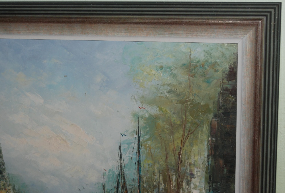 OBRAZ - Olejomaľba - Prístav - 10