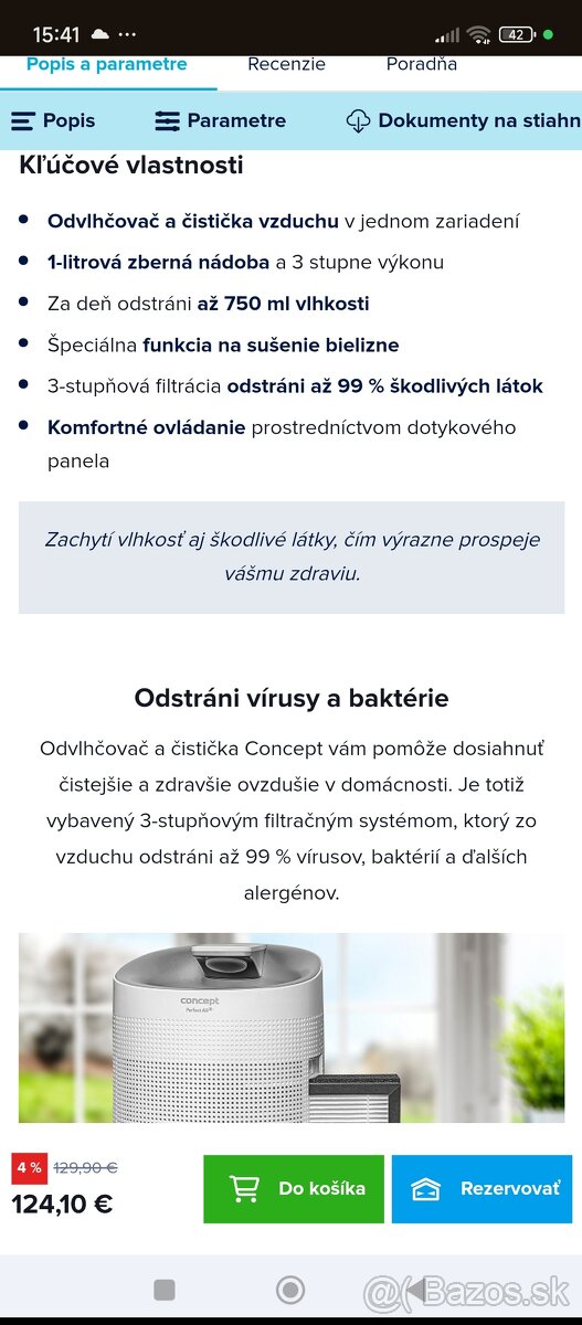 Odvlhčovač a čistička vzduchu - 10