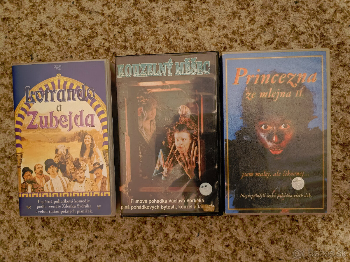 1 euro/kus - VHS videokazety originálne český dabing - 10