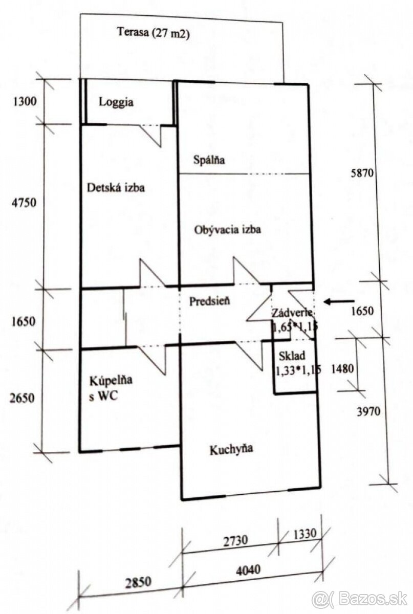Priestranný 2-izbový byt s terasou, sídlisko Sekčov v Prešov - 10