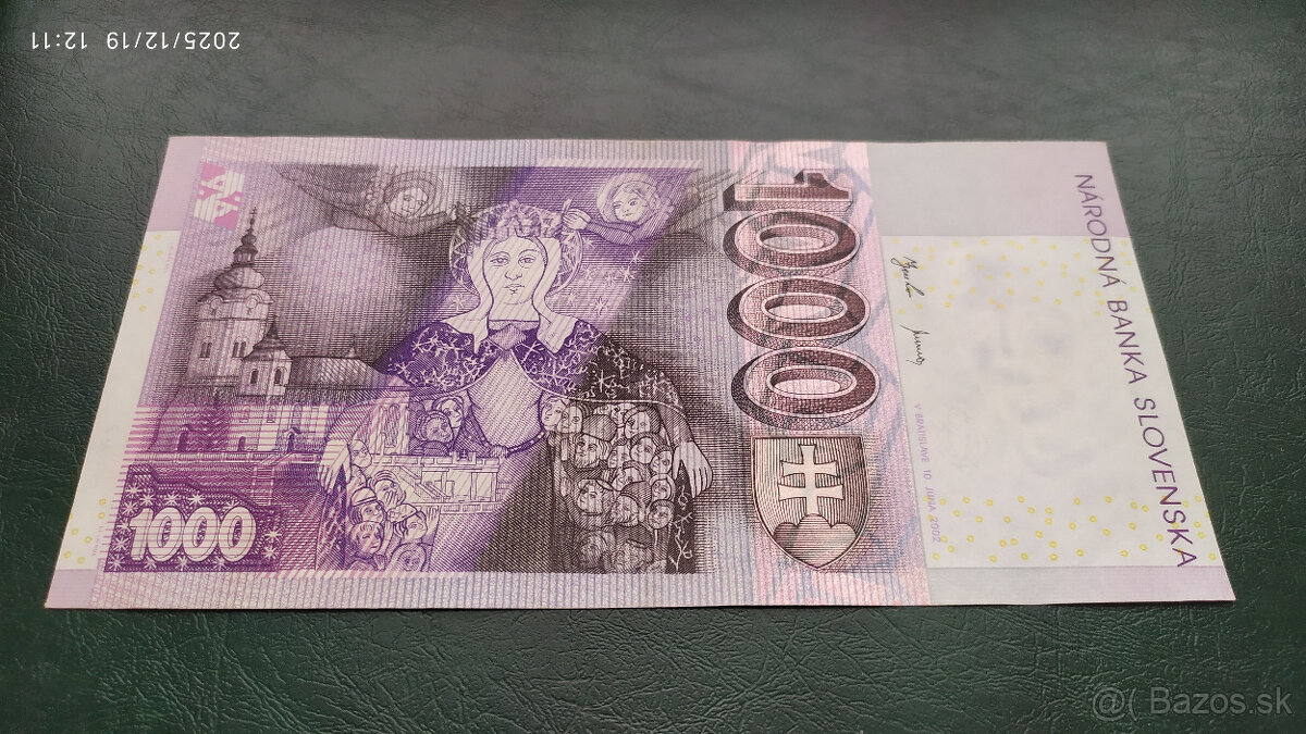 Bankovky 1000 Sk, 4 rôzne ročníky - 10