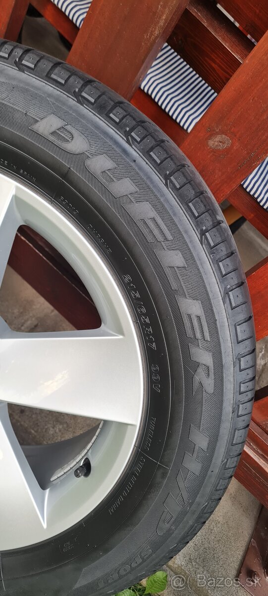 ORIGINAL DISKY SKODA 5x112 R17 + LETNE 215/65 R17 - 10