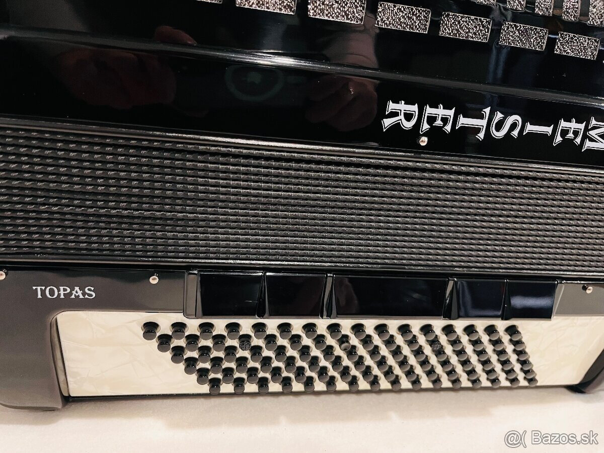 Predám akordeón Weltmeister TOPAS 96, v zánovnom stave. - kr - 10