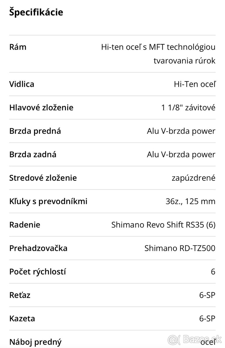 Detský bicykel 20 Arcore Chase - 10