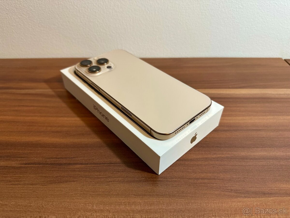 Apple Iphone 16 pro max 256GB Desert Titanium - zlatý - 10