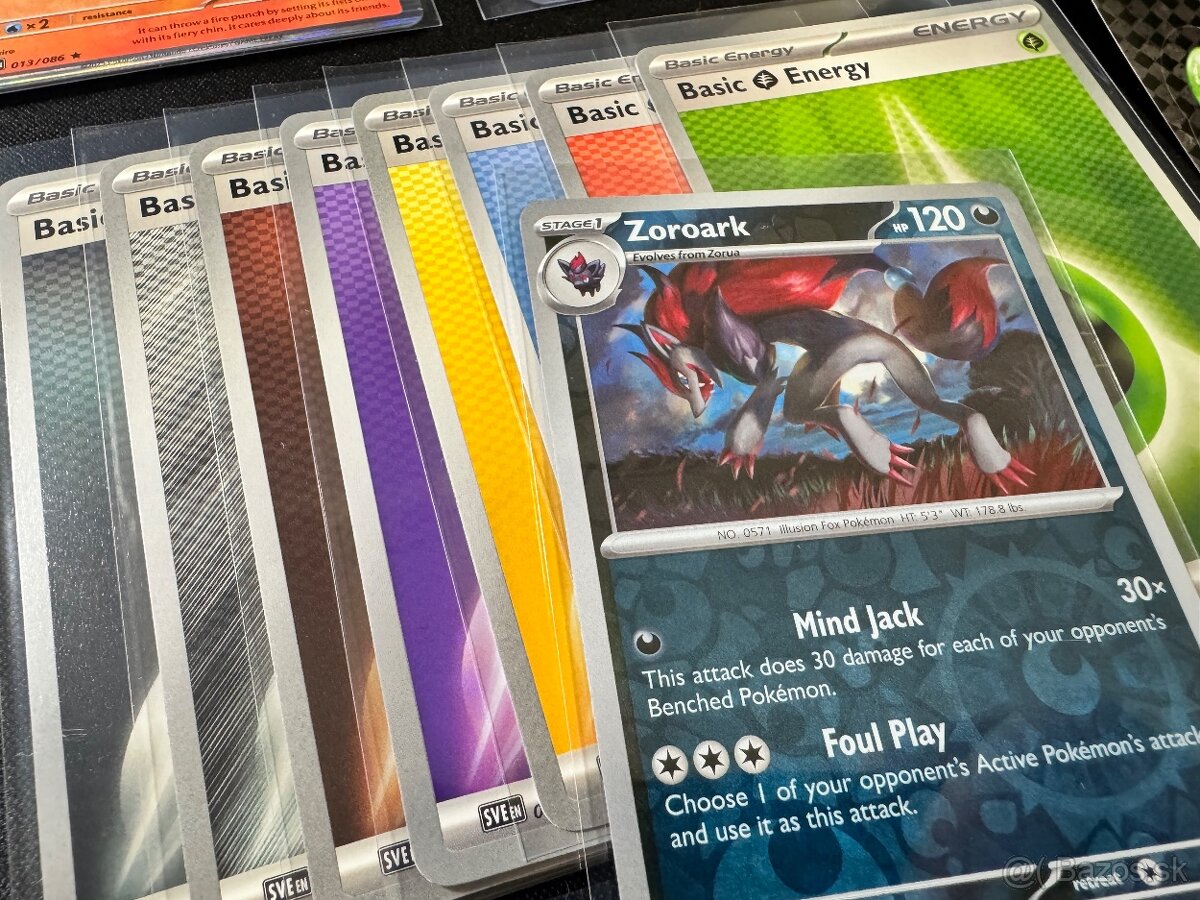 Pokemón MEGA balík F: 100ks kariet v obaloch s EX a darček - 10