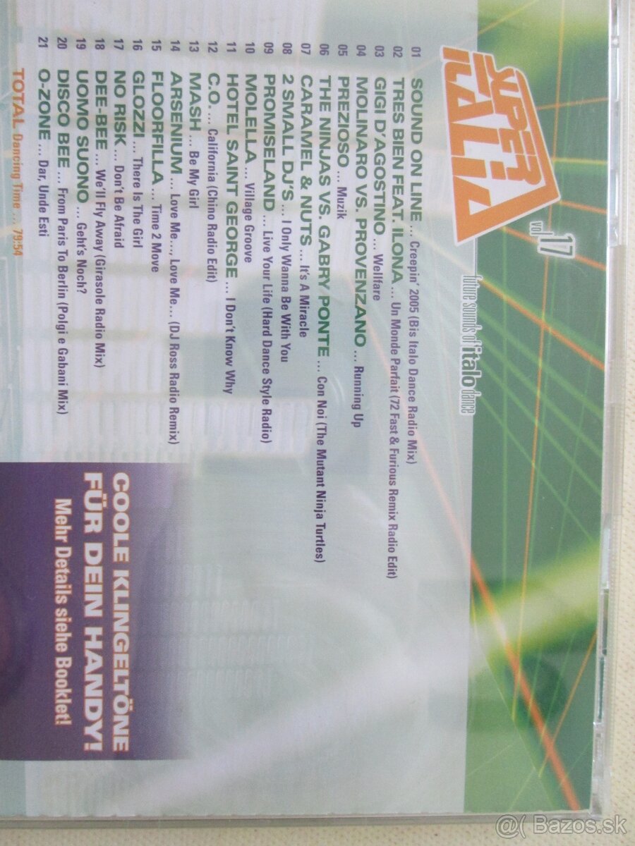 SMASH HITS,CHART HITS,MAXIMUM DANCE,HITS NEWS92,SUPER ITALIA - 10