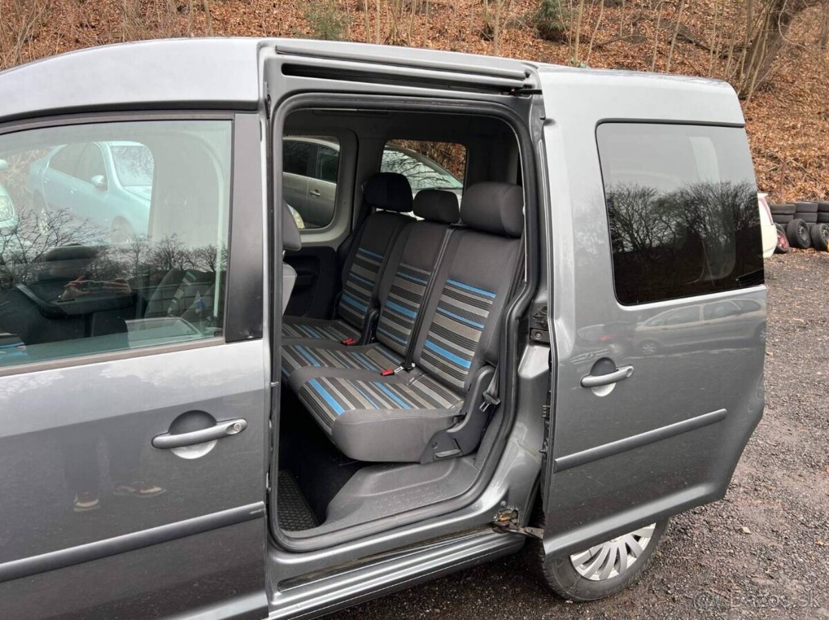 VW Caddy 1.2 TSI 77 kW 2x šoupačky 2011 klima serviska - 10