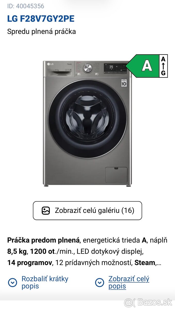 Práčka LG - 10