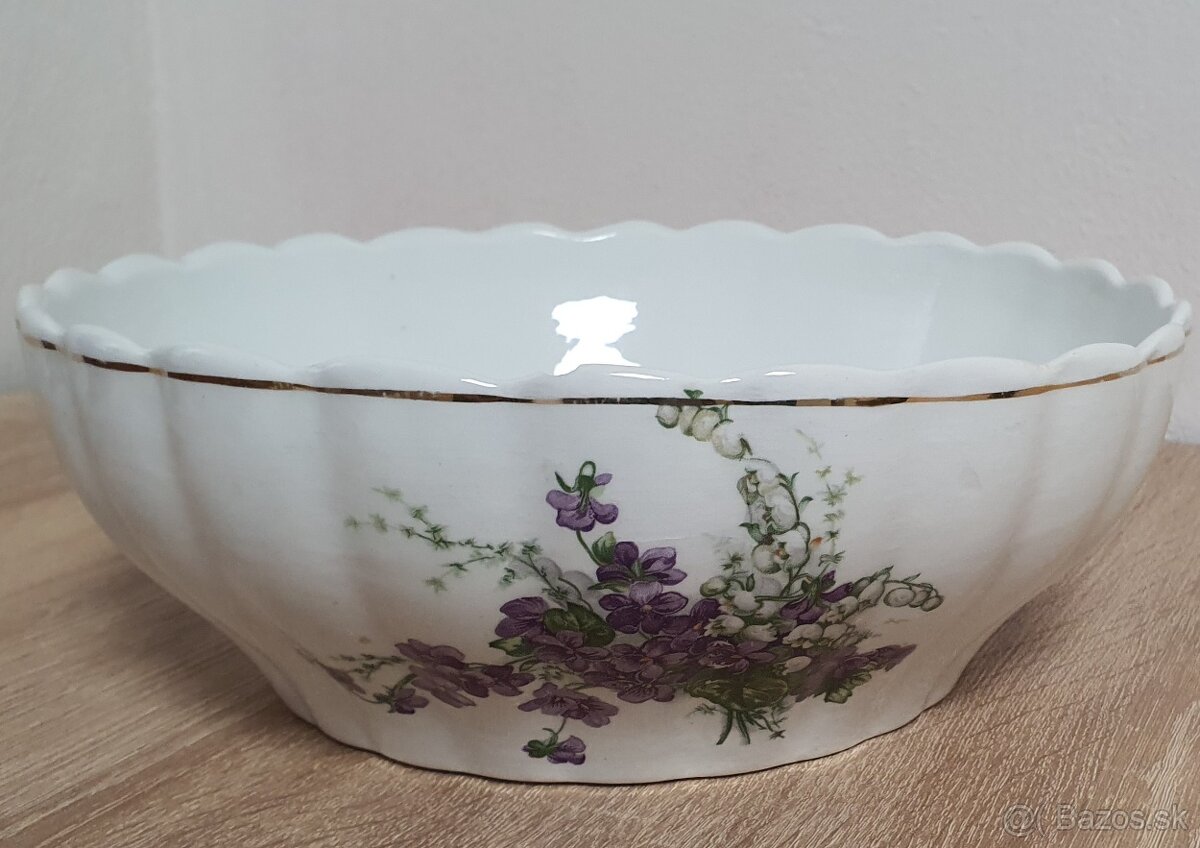 Poháre, čaše, vázy, ozdobné tanier, misa. - 10