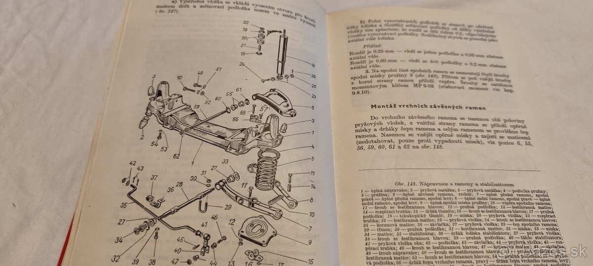 ŠKODA 440 445 450 Octavia Felicia 1202 údržba opravy manuál - 10