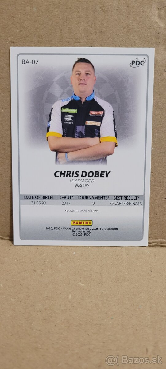 Hráči PDC Darts Šípky #1 2026 - 10