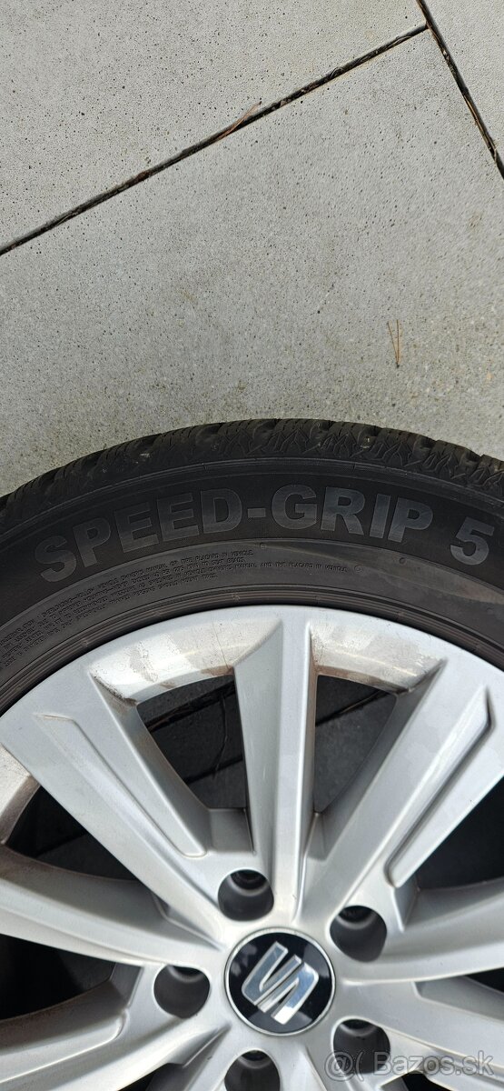 Seat Alhambra/vw Sharan R16 5x112 original zimná sada - 10