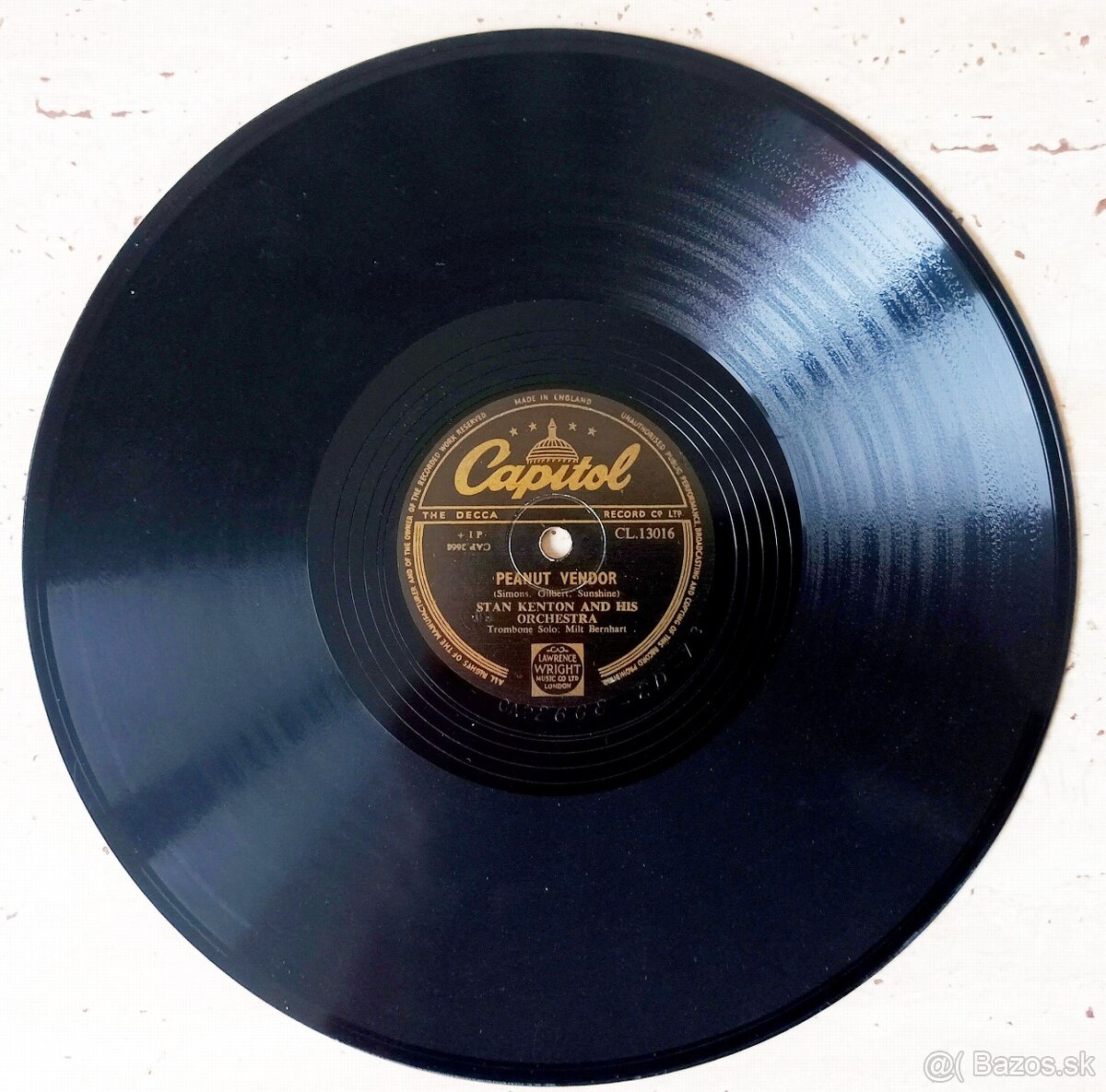 Starožitné šelakové gramodesky americký jazz, swing - 10