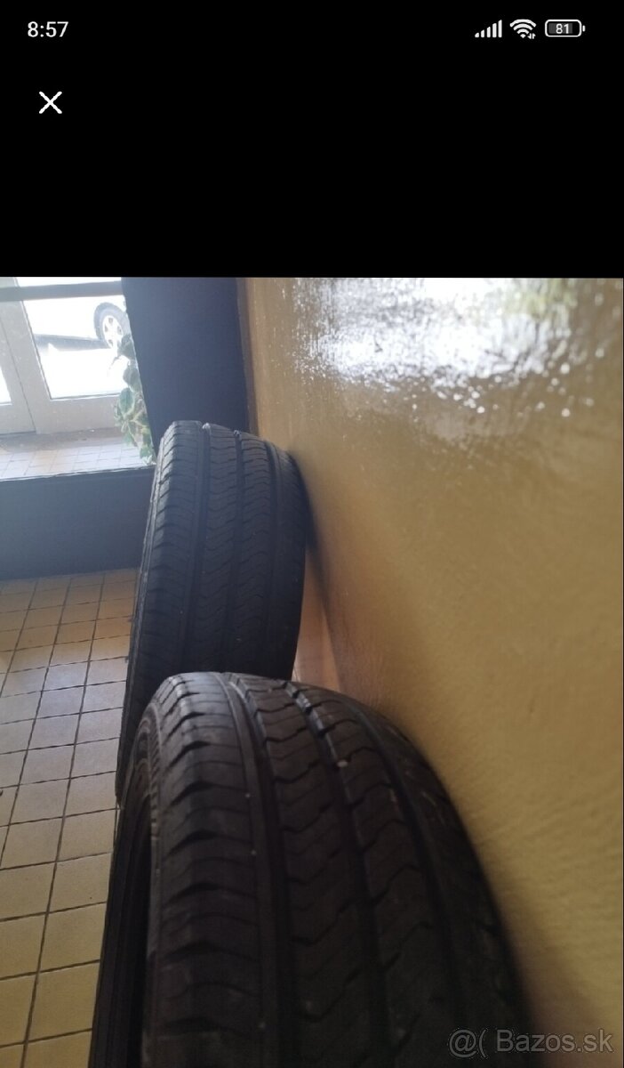 letne pneumatiky 215/65 r16C vw caravelle - 10