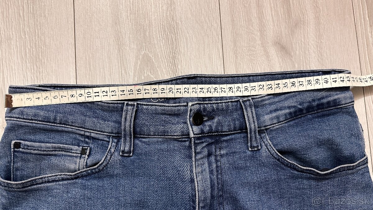 Pánske,kvalitné džínsy - skinny Calvin KLEIN - 34/32 - 10
