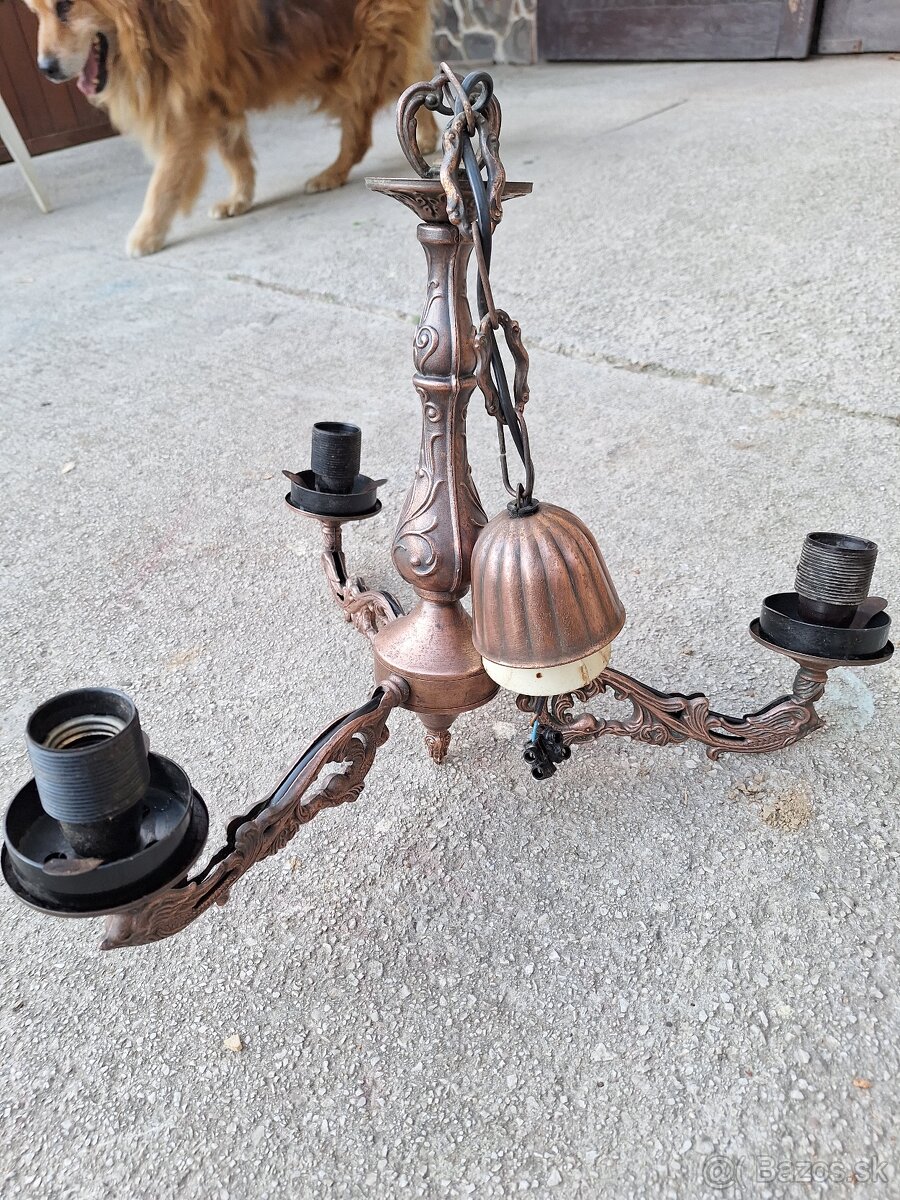 Starý medený luster - 10