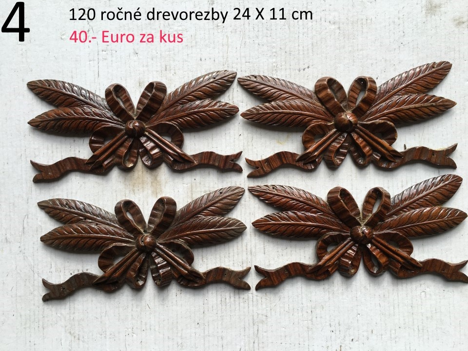 Drevorezby starožitné rok 1870 - 1900 - 10