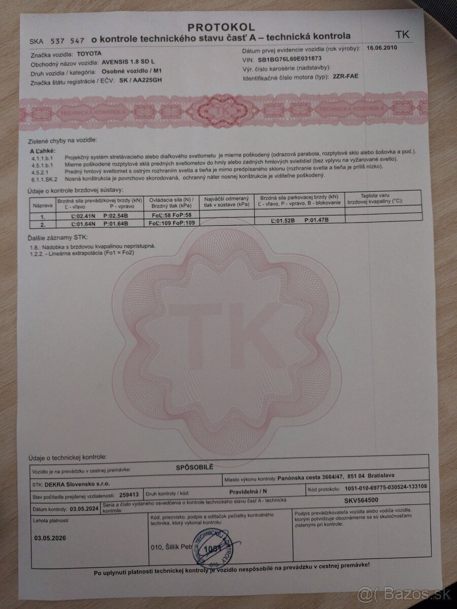 Toyota Avensis 1.8 Benzin T27 - 10