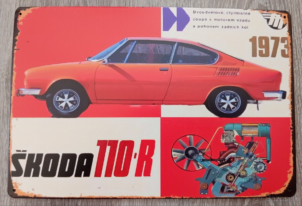 Škoda 130RS/LR, Octavia,Felicia,110R,Garde,retro tabuľky - 10