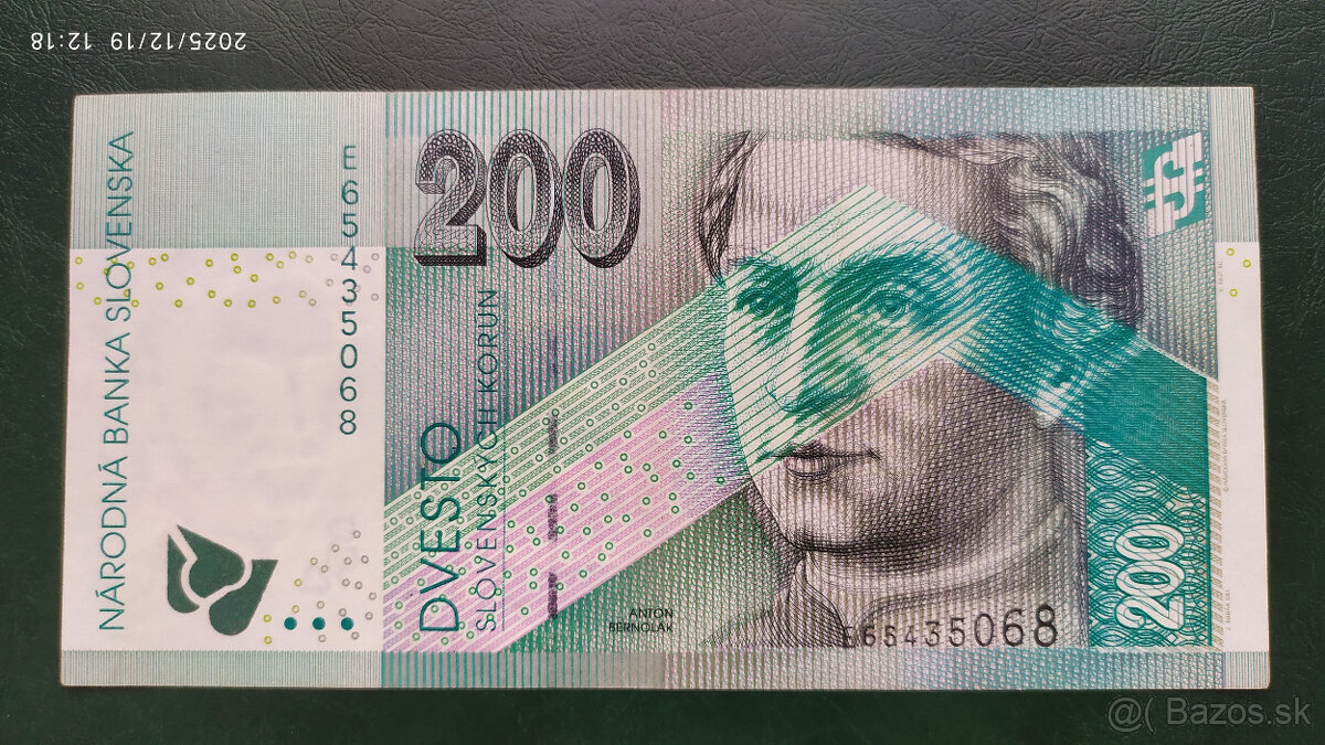 Bankovky 200 Sk s. E 1995, 1999 a 2002 - 10