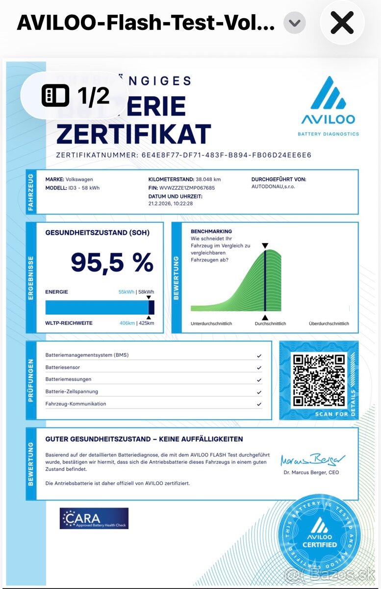 Volkswagen ID3 Pro Performance 58 kWh - 10