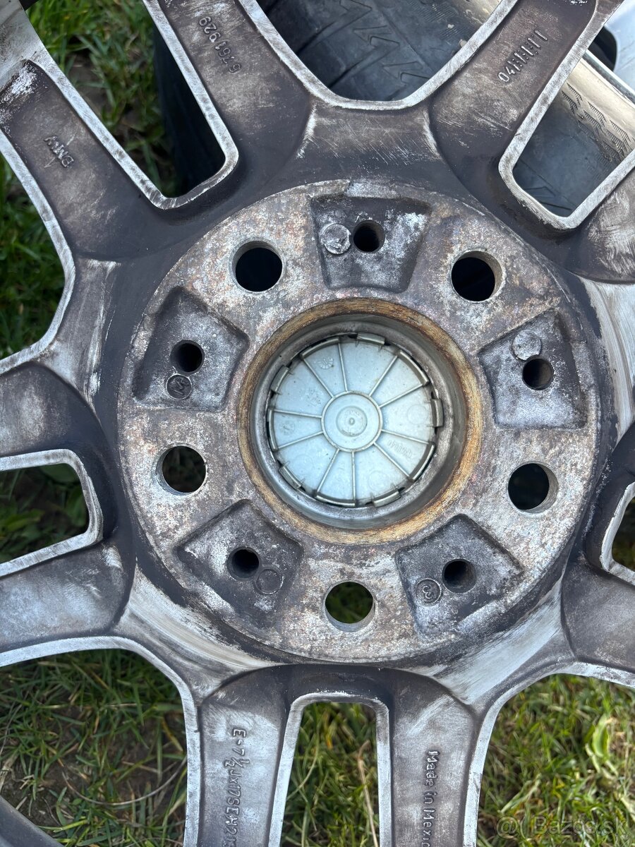 17" ALU disky original BMW 5x120 + letné 235/65 r17 - 10