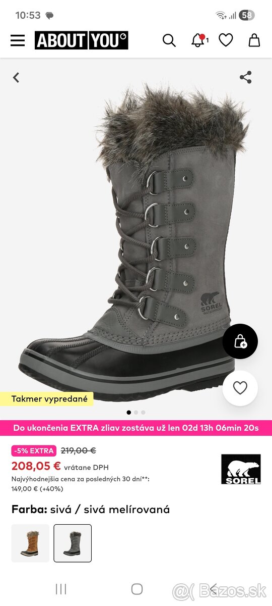 Sorel 37 zimne cizmy - 10