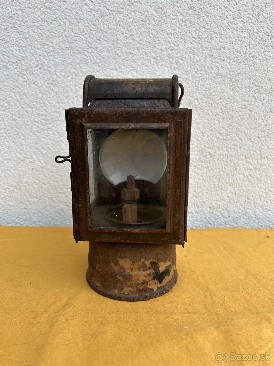 Nemecke kovové karbidove Lampi - 10