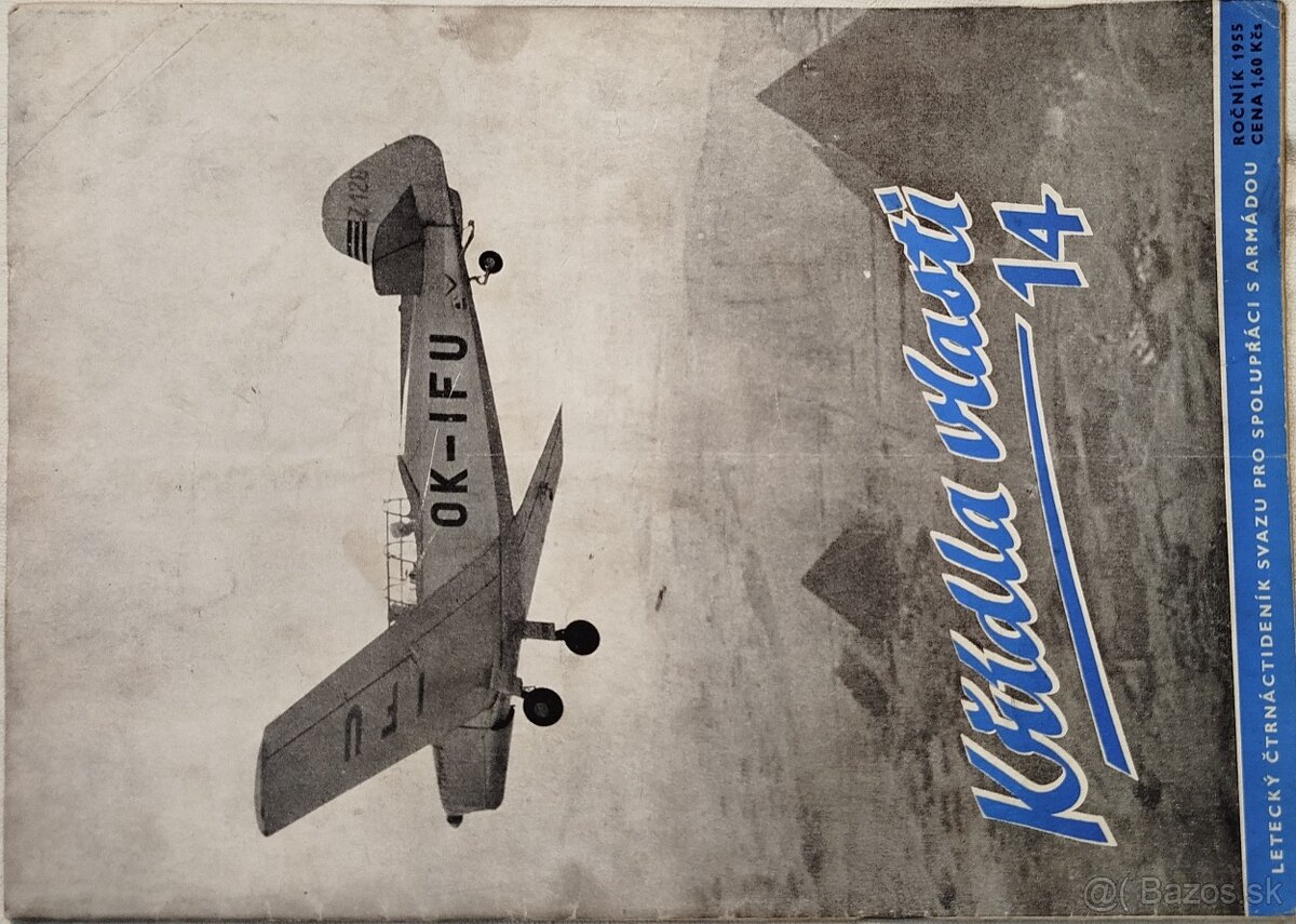 Časopisy Křídla vlasti ročník 1955 - 10