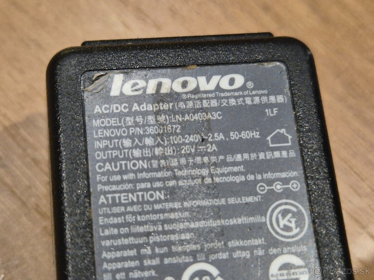 NABÍJAČKA NA NOTEBOOK LENOVO SONY HP HIPRO ACER ASUS - 10