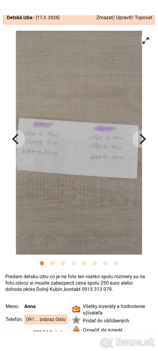 Predam detsku izbu - 10