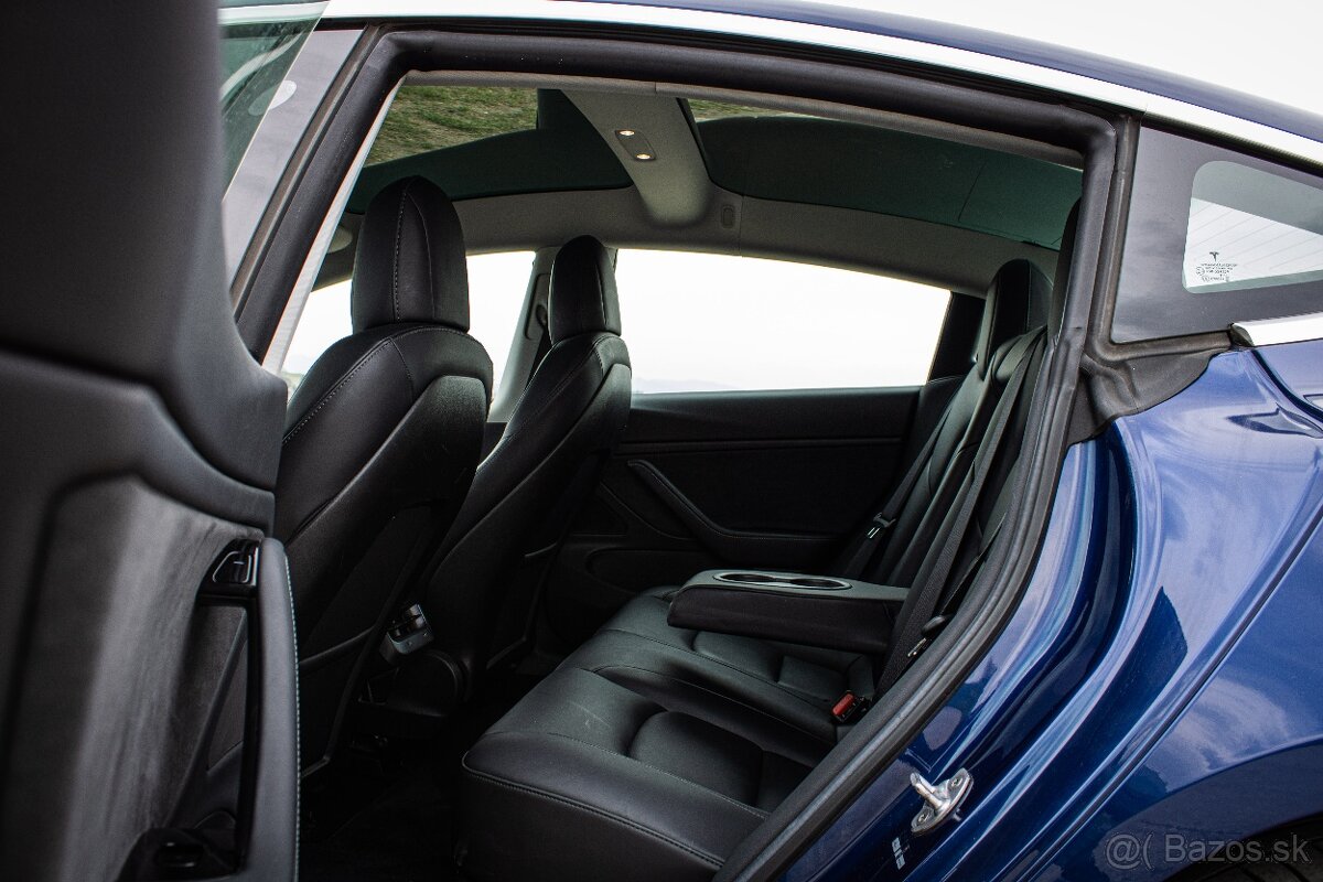 Tesla 3 Long Range, Premium Sound, Ťažné, Deep Blue Met, DPH - 10
