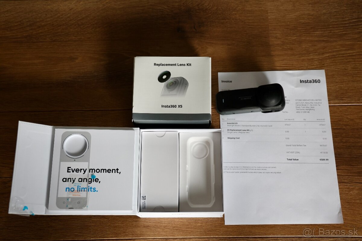 Insta360 X5 Standard bundle plus nové náhradné sklá - 10