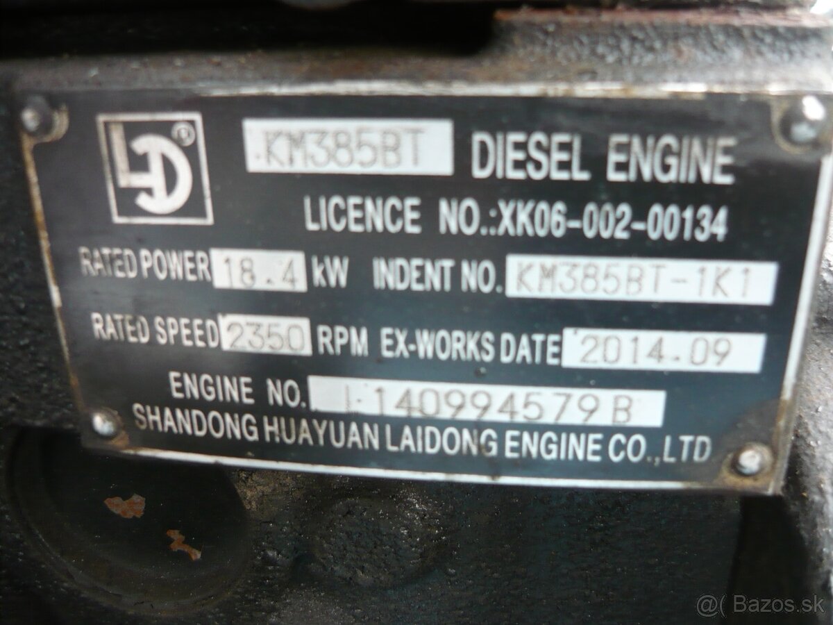 ČÍNSKÝ MOTOR LAIDONG - 3 válec - 10