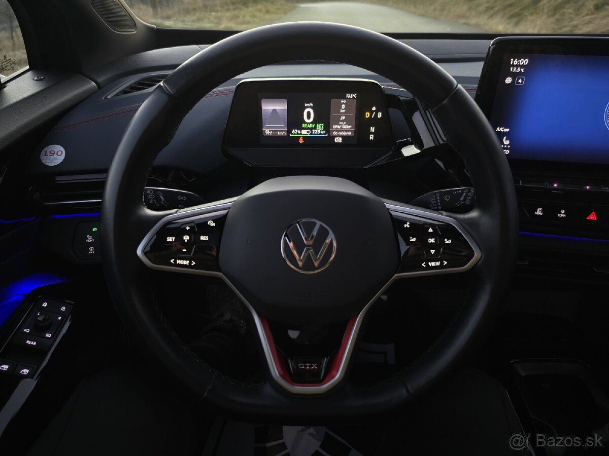 Volkswagen ID4 GTX 4x4 220kw 82kWh Panorama Ťažné Matrix - 10