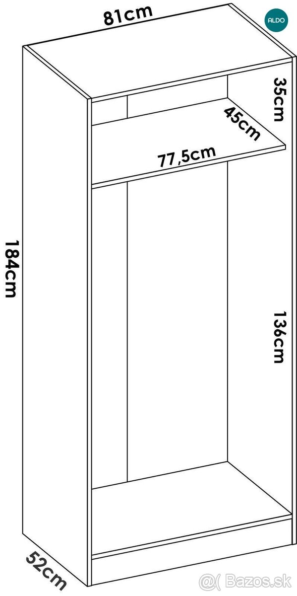 nová rohová šatníková skriňa - 10