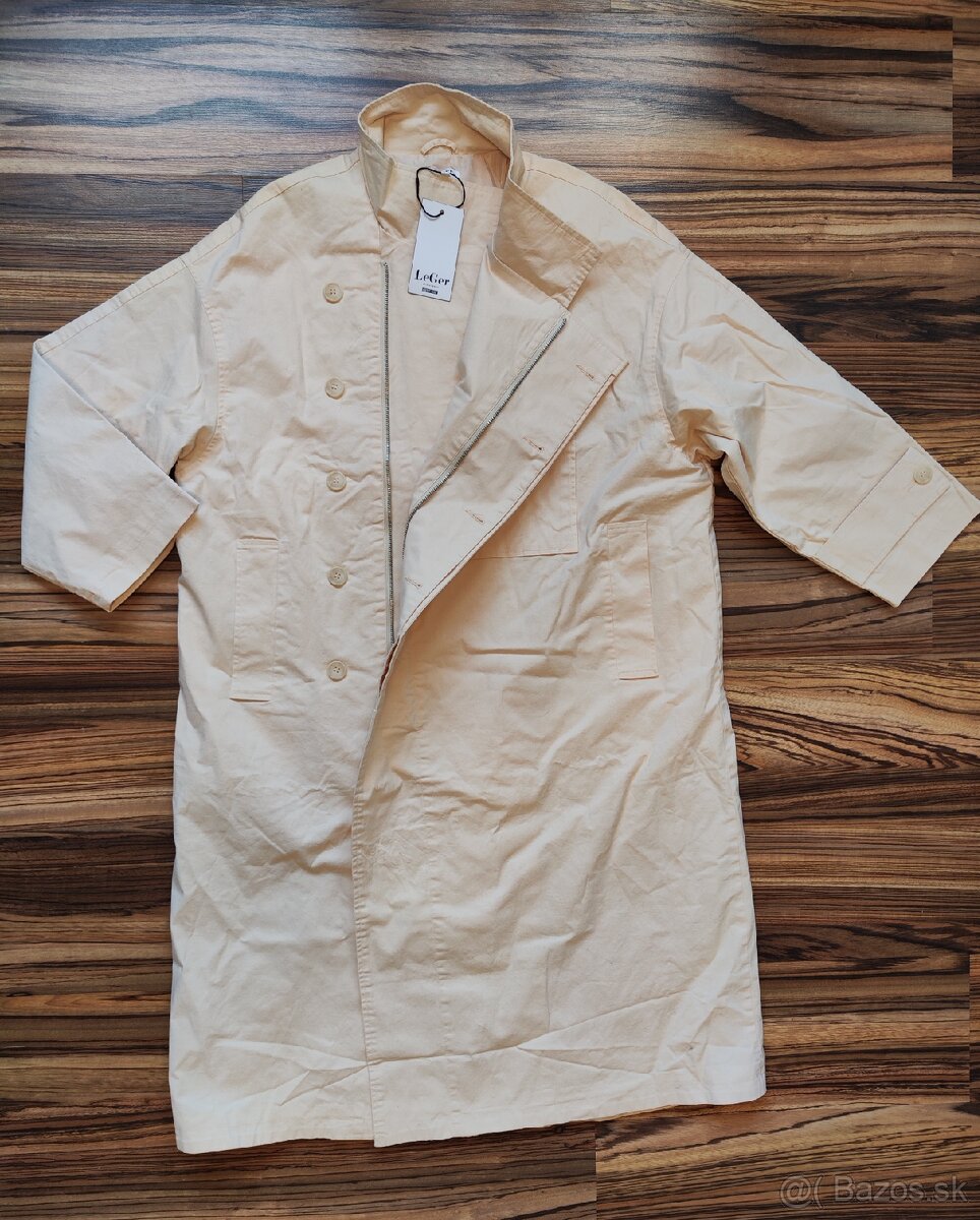 LeGer Celina dlhý kabát oversize - 10