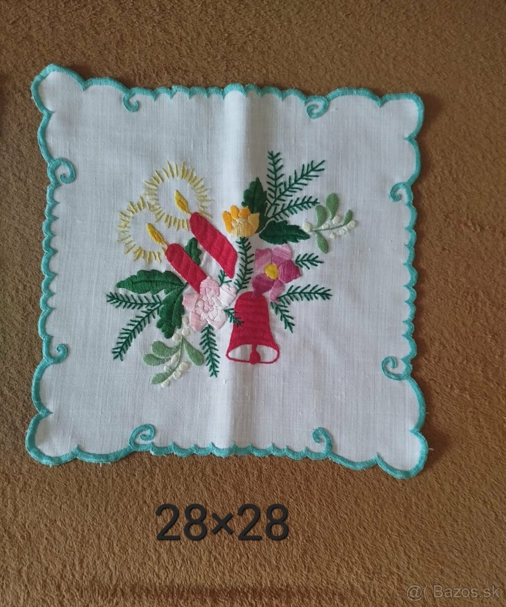 Ručne vyšívané obrusy. - 10